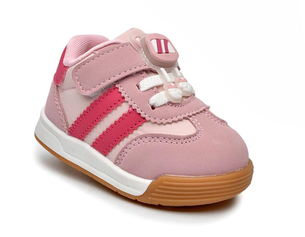 Кроссовки для девочек 65031 искусственная кожа р. 21 Розовый