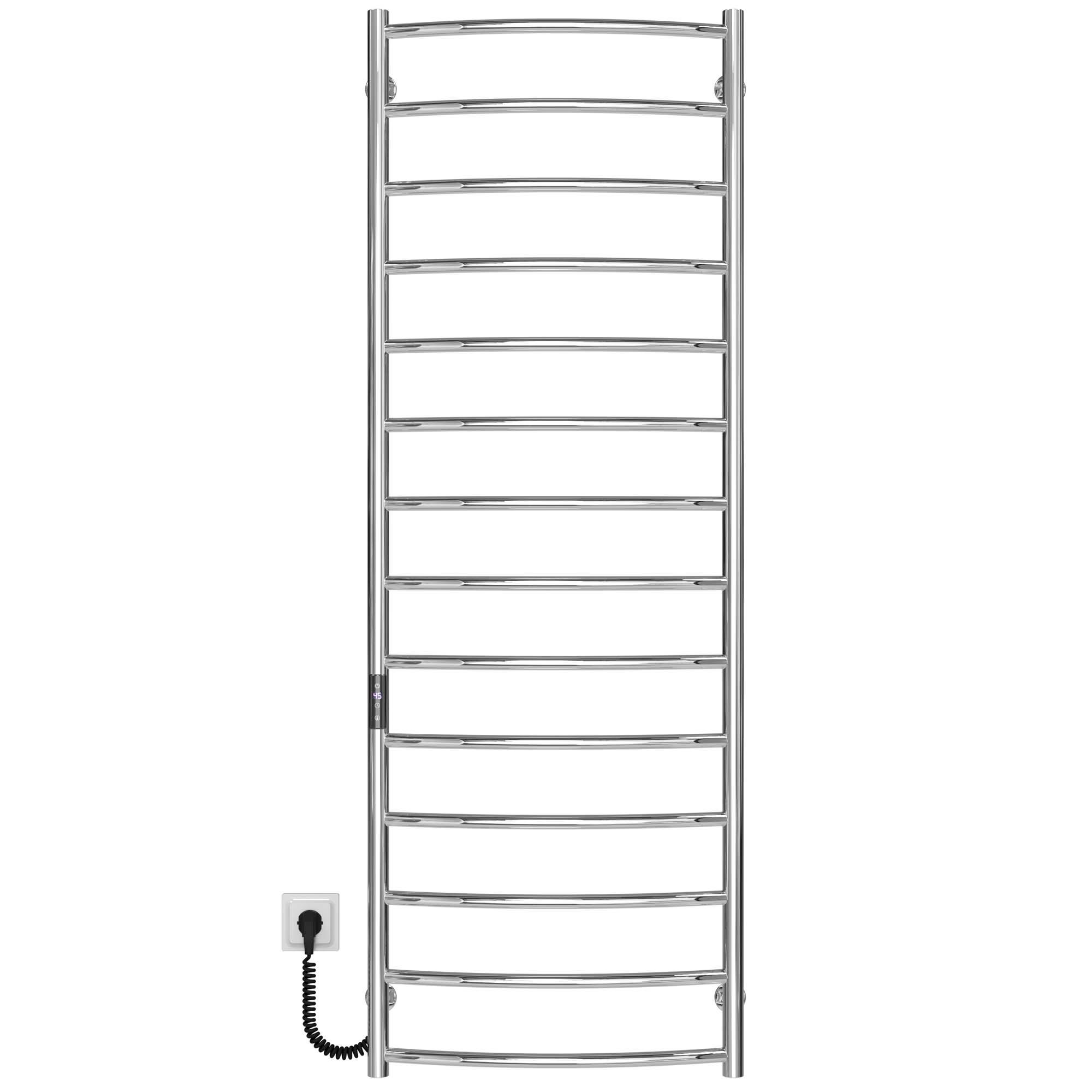 Полотенцесушитель электрический Deffi Классик П14 JD03 левое подключение нержавеющая сталь 500х1500 мм Хром (C.DK.150.50.14.E.C.L.1)