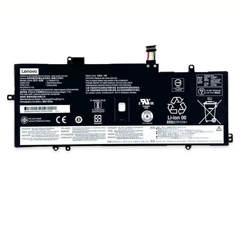 Аккумулятор для ноутбука Lenovo ThinkPad X1 Yoga 4th 5th Gen X1 Carbon 7th 8th Gen/L18M4P72