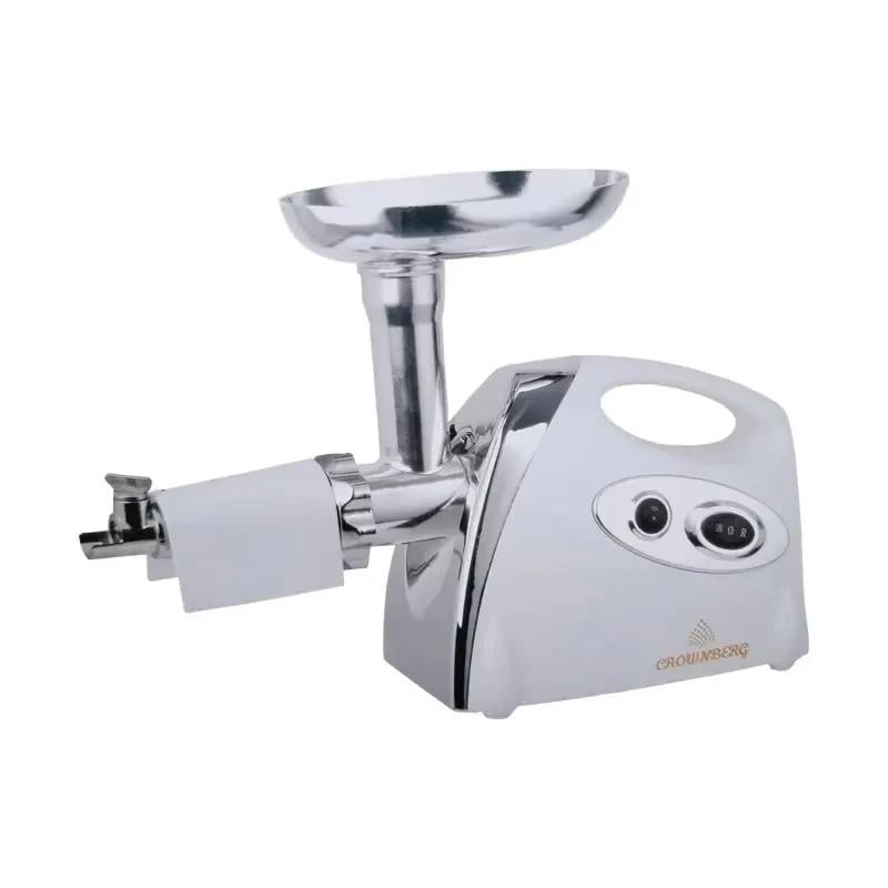 М'ясорубка електрична Crownberg CB 4213 з насадкою для томату 3000 Вт Білий (9874А)