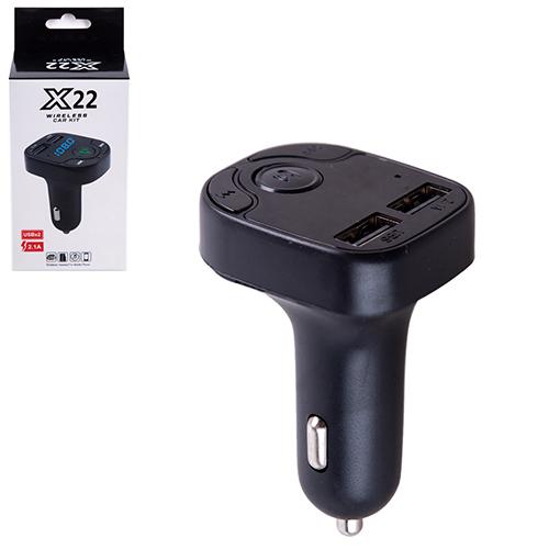 FM-трансмітер X22 5в1 12-24v Bluetooth (27231449) - фото 2