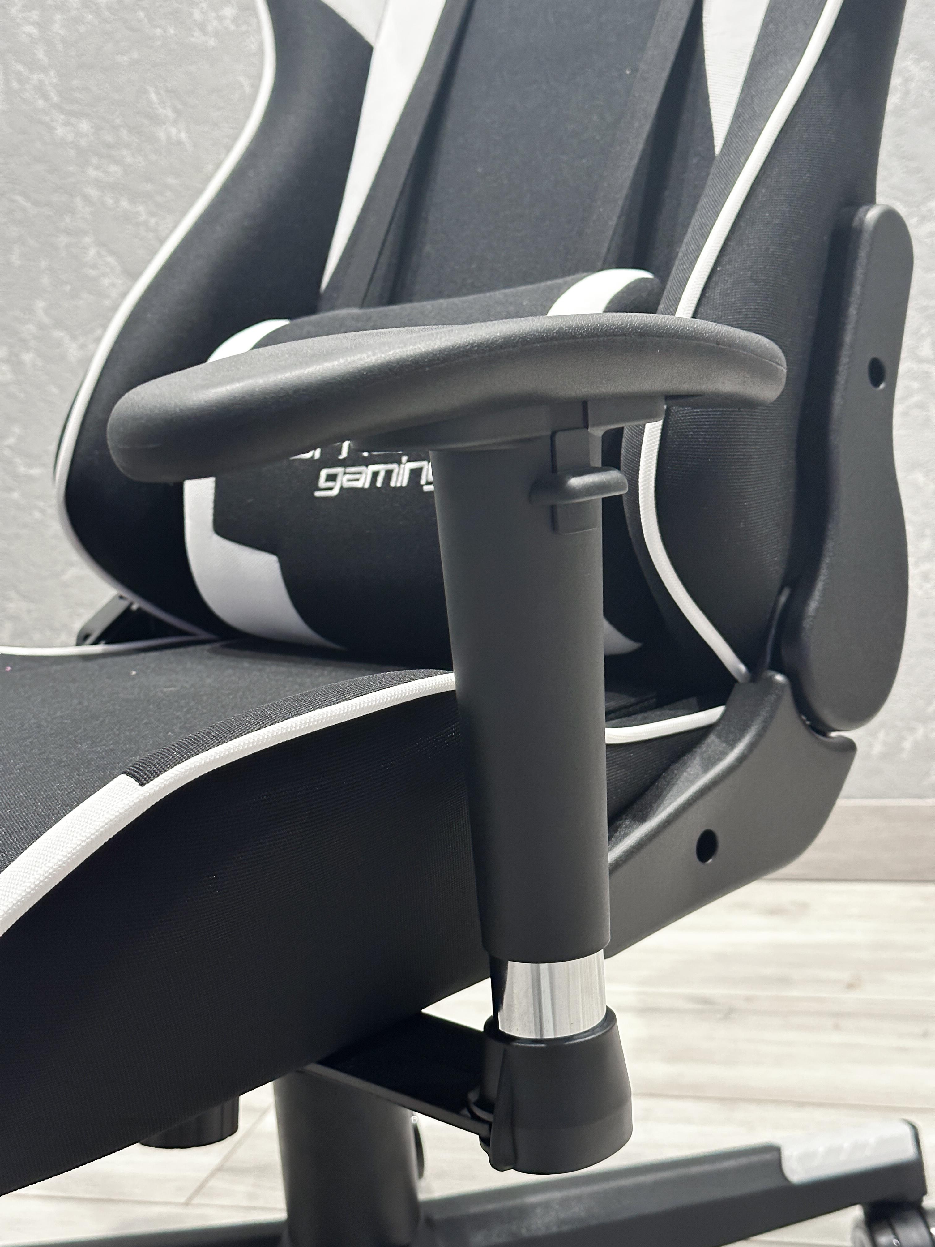 Кресло игровое для геймеров и работы Gaming Sp Черный с белым - фото 4