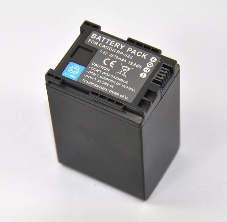 Акумулятор для камер Canon BP-828 BP-820 аналог 2670 ma Акумулятор для камер Canon BP-828 BP-820 аналог 2670 ma