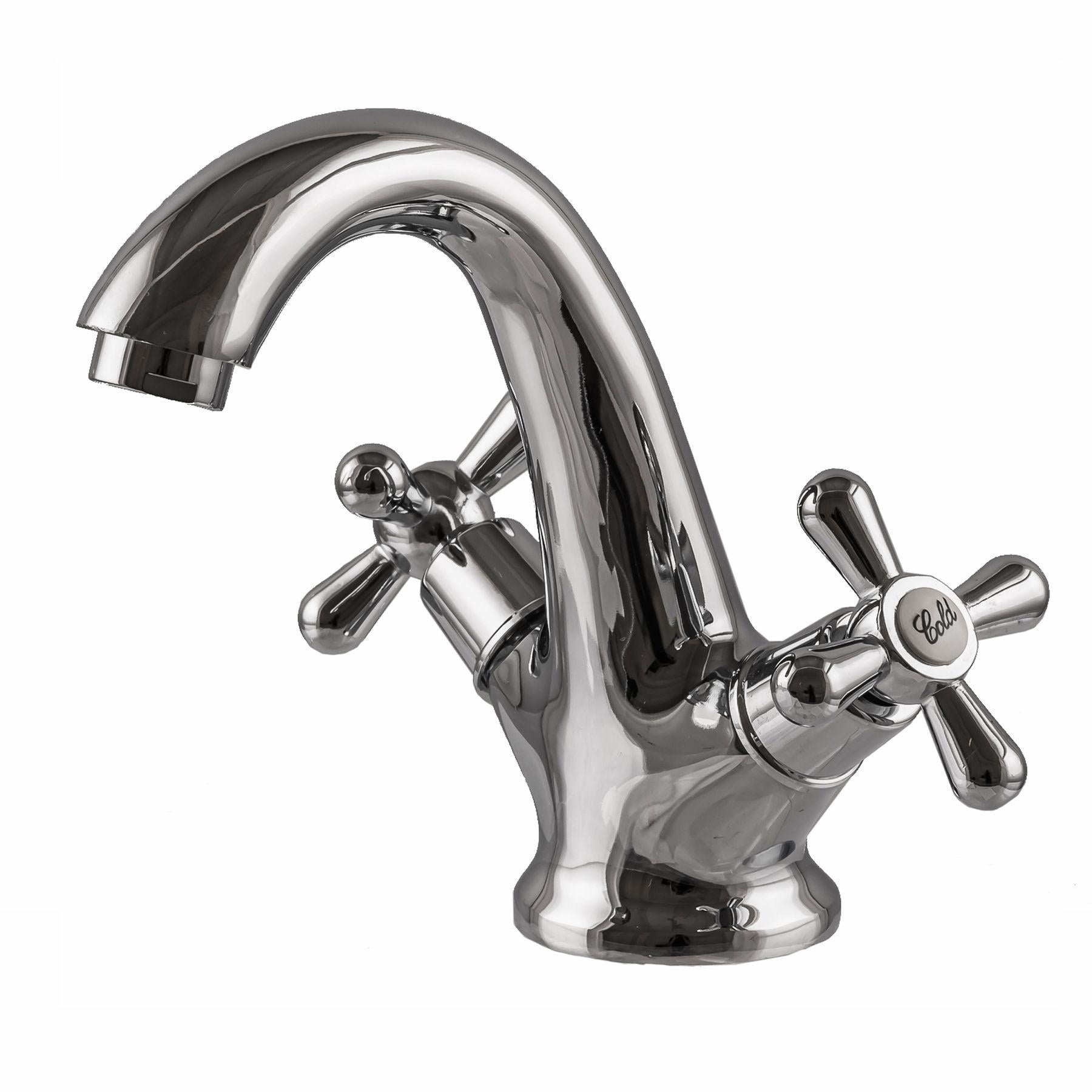 Смеситель для умывальника DOMINO DYM-029-SHARM 000014975 двухвентильный Хром (108567)