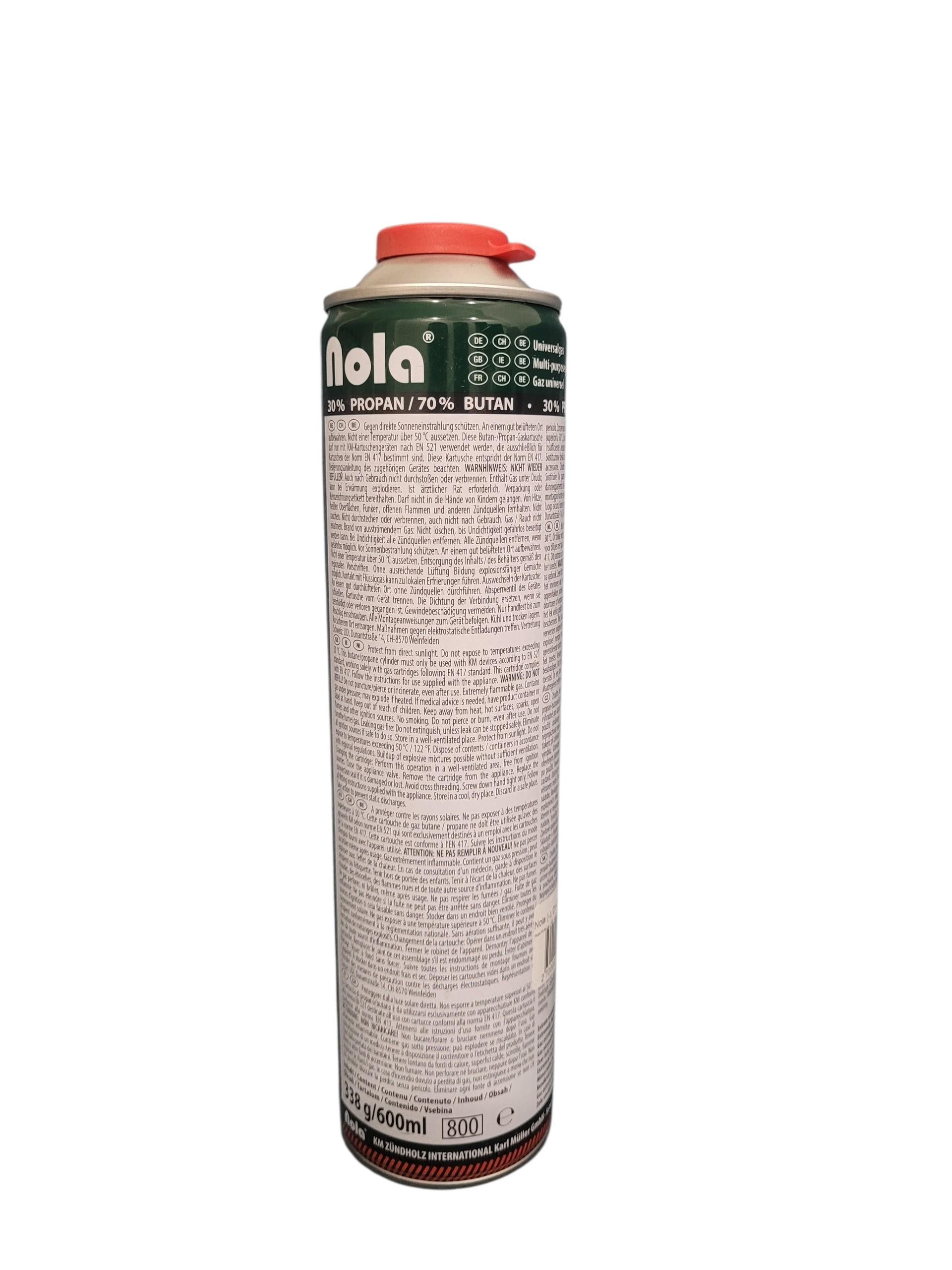 Газовый картридж для обжигателя сорняков Nola LIDL 600 мл (D1-00539)