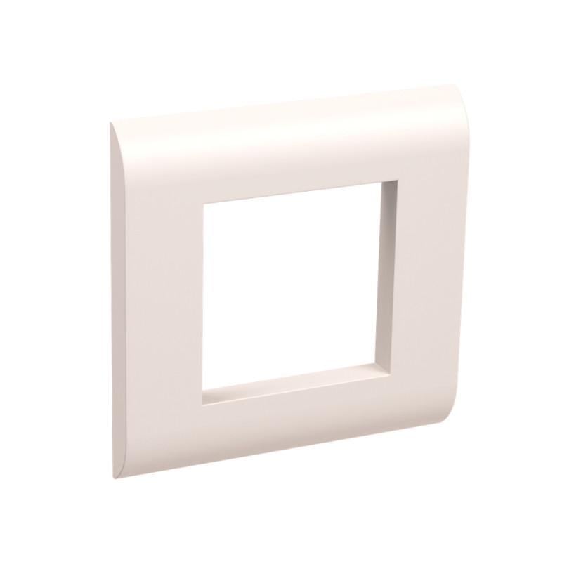 Рамка для УЭК Праймер коробок на 2 модуля 45х45 мм Белый (CKK-40D-RK2-K01)