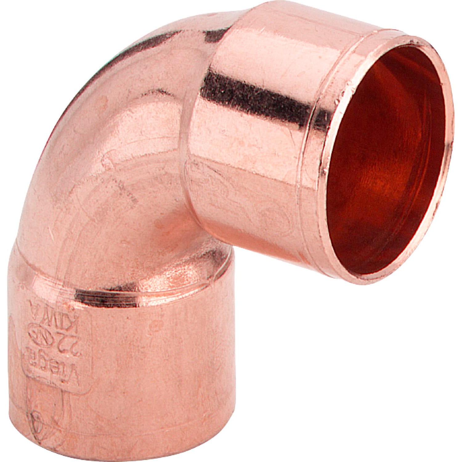 Угольник медный Viega 95090 d 18 2 муфты 90° (100452)