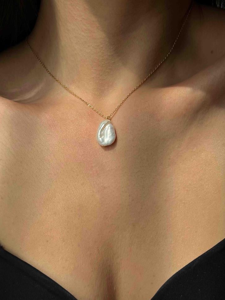 Підвіска перлина на ланцюжку (5236)