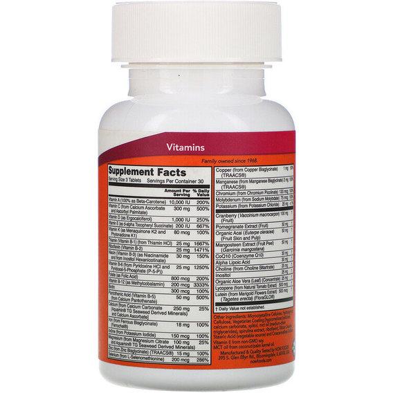 Вітамінно-мінеральний комплекс NOW Foods Eve Superior Women's Multi 90 Tabs (NOW-03796) - фото 2