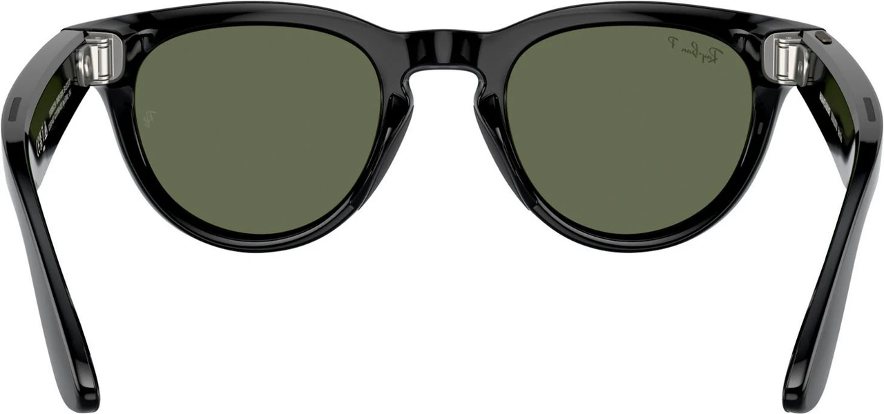 Смарт-окуляри Ray-Ban Meta Headliner Shiny Black Frame/Green Lenses RW4009 601/9A 50-23 - фото 5