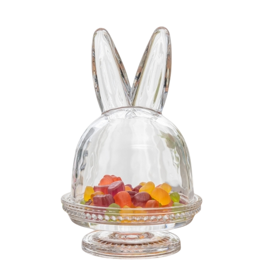 Емкость для хранения Elisey Символ удачи с крышкой 12х12х18 см Прозрачный (135-81-5100-009)