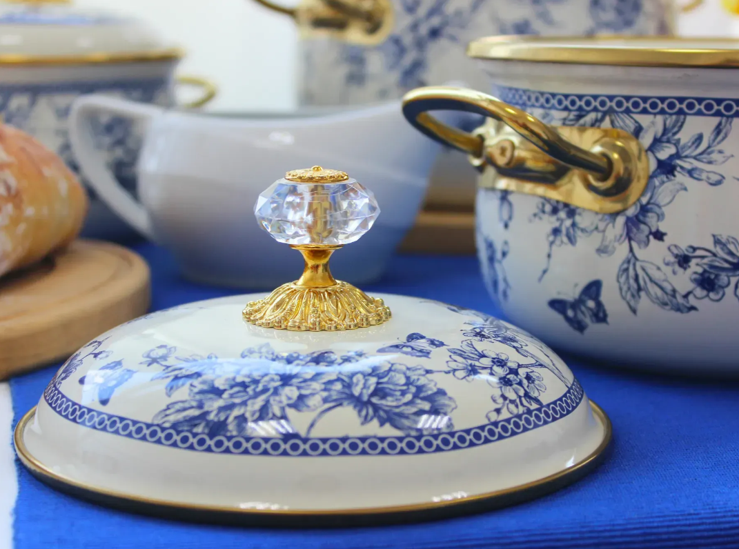 Каструля емальована BUTTERFLY Elmani з кришкою 2,1 л 16 см (763-027) - фото 6