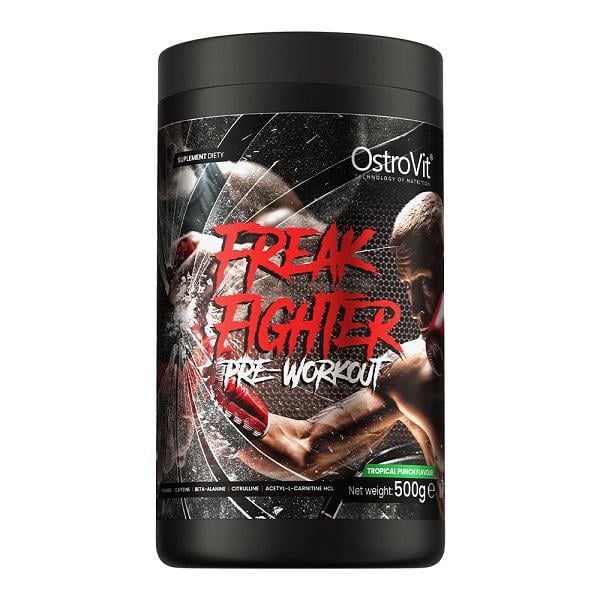 Комплекс до тренування Ostrovit Freak Fighter 500 г 25 порцій зі смаком тропічного пунша (000021008) - фото 1