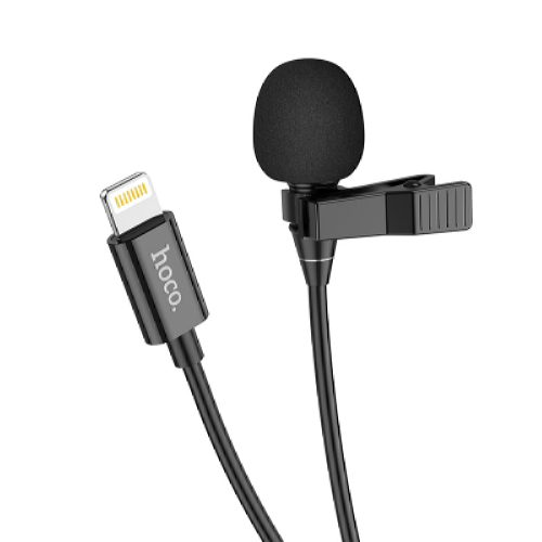 Микрофон Hoco Lightning L14 2 м Black Микрофон Hoco Lightning L14 2 м Black