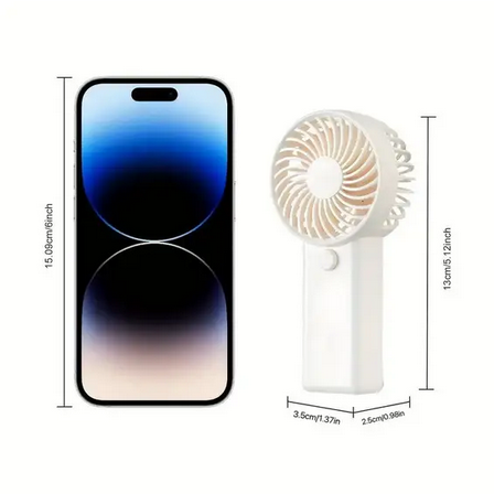 Вентилятор від 2 батарей ААА Бежевий (WF-590) - фото 3 Вентилятор від 2 батарей ААА Бежевий (WF-590) - фото 3