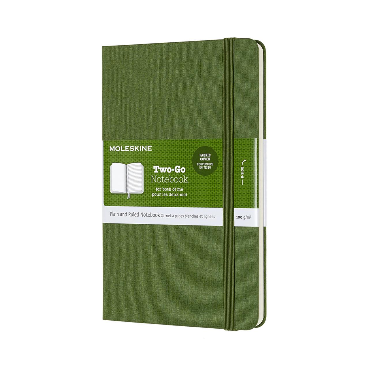 Блокнот Moleskine Limited Two-Go медиум 11,5х18 см 144 страницы травяной Зеленый