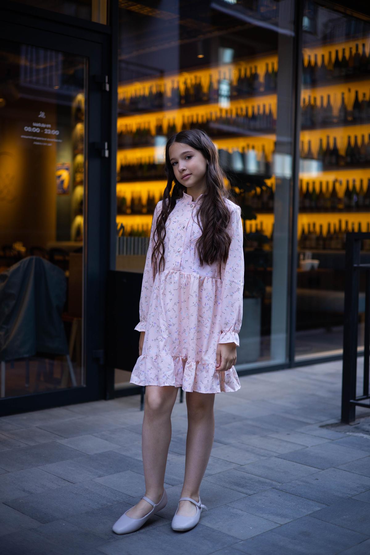 Платье для девочки IRmAS 0736 146 см Персиковый