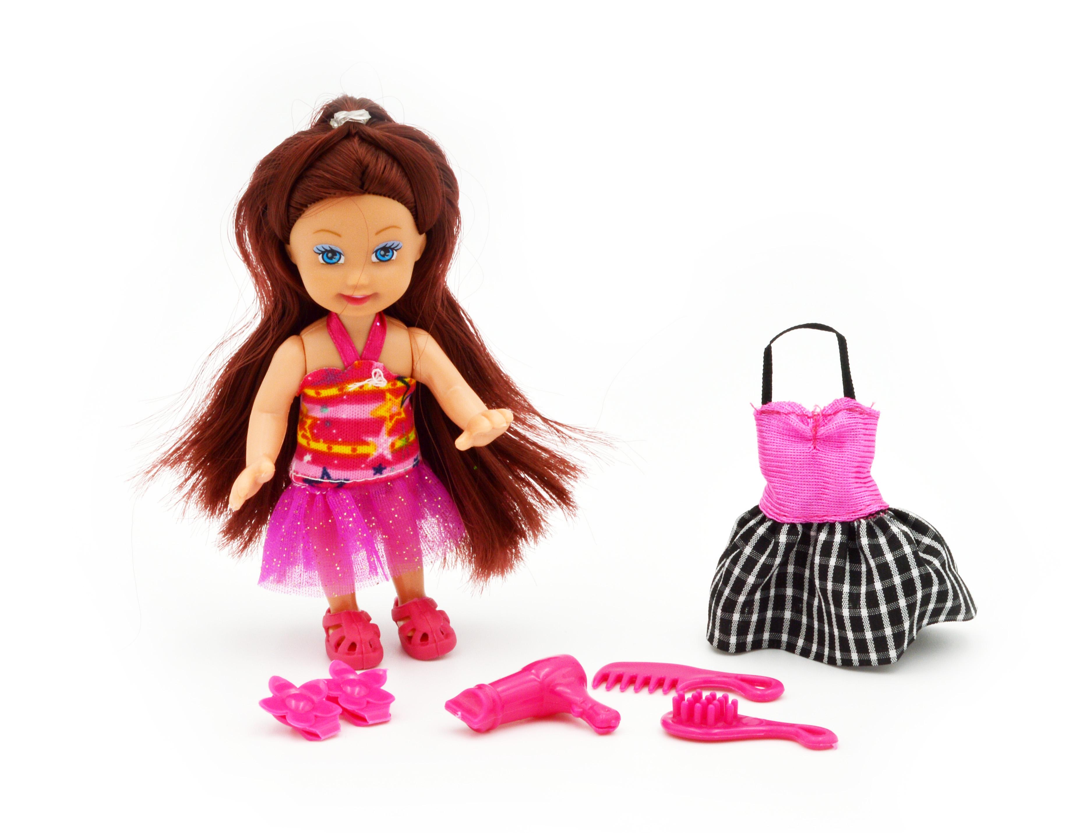 Кукла маленькая 899-89 с аксессуарами в коробке