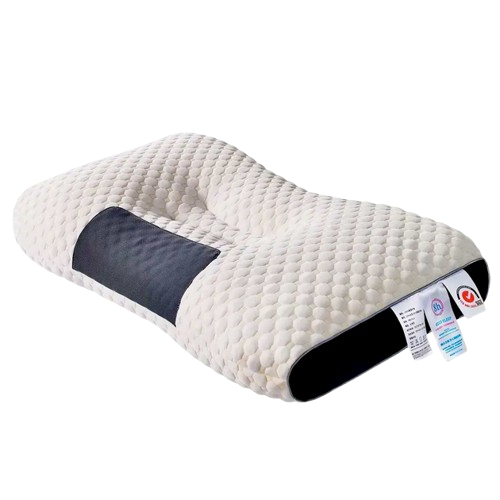 Подушка для сну ортопедична з ефектом пам'яті 74х48х12 см анатомічна подушка для шиї (744812)