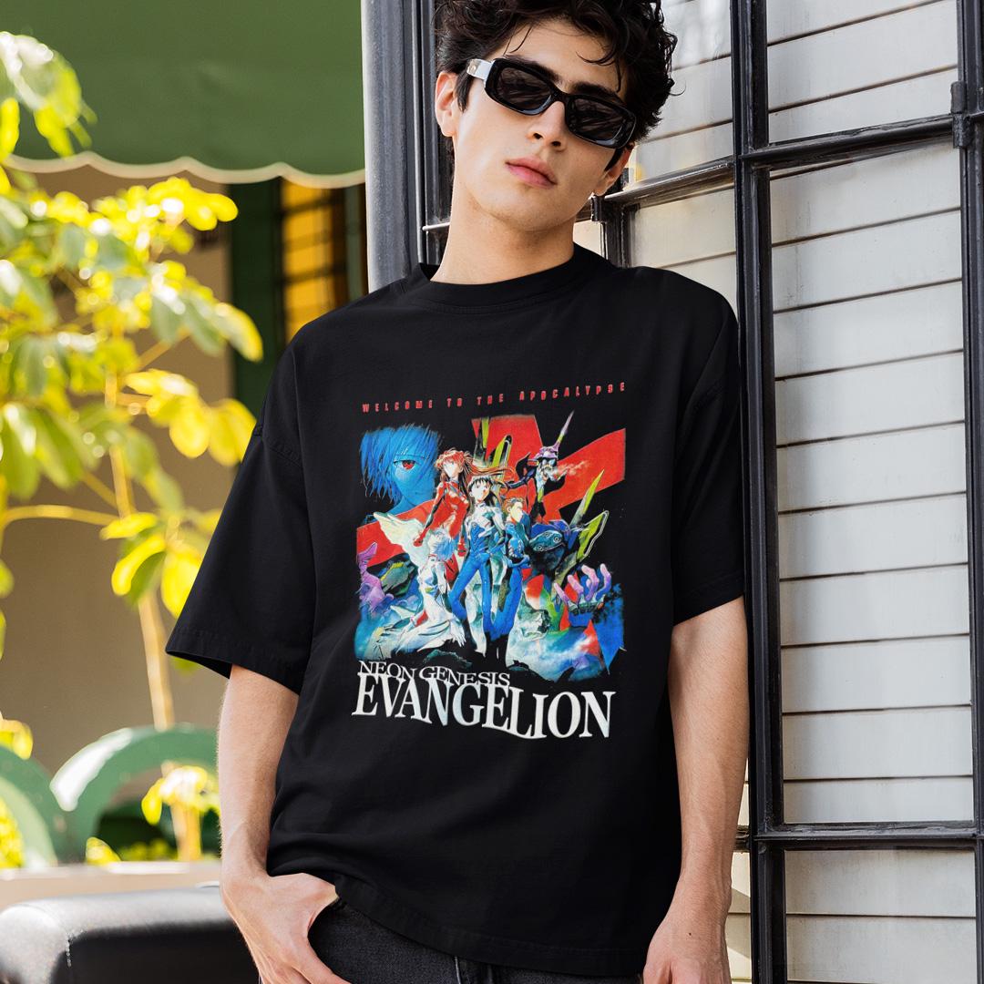 Футболка унисекс Evangelion Neon Genesis Evangelion L Черный (0000013673)