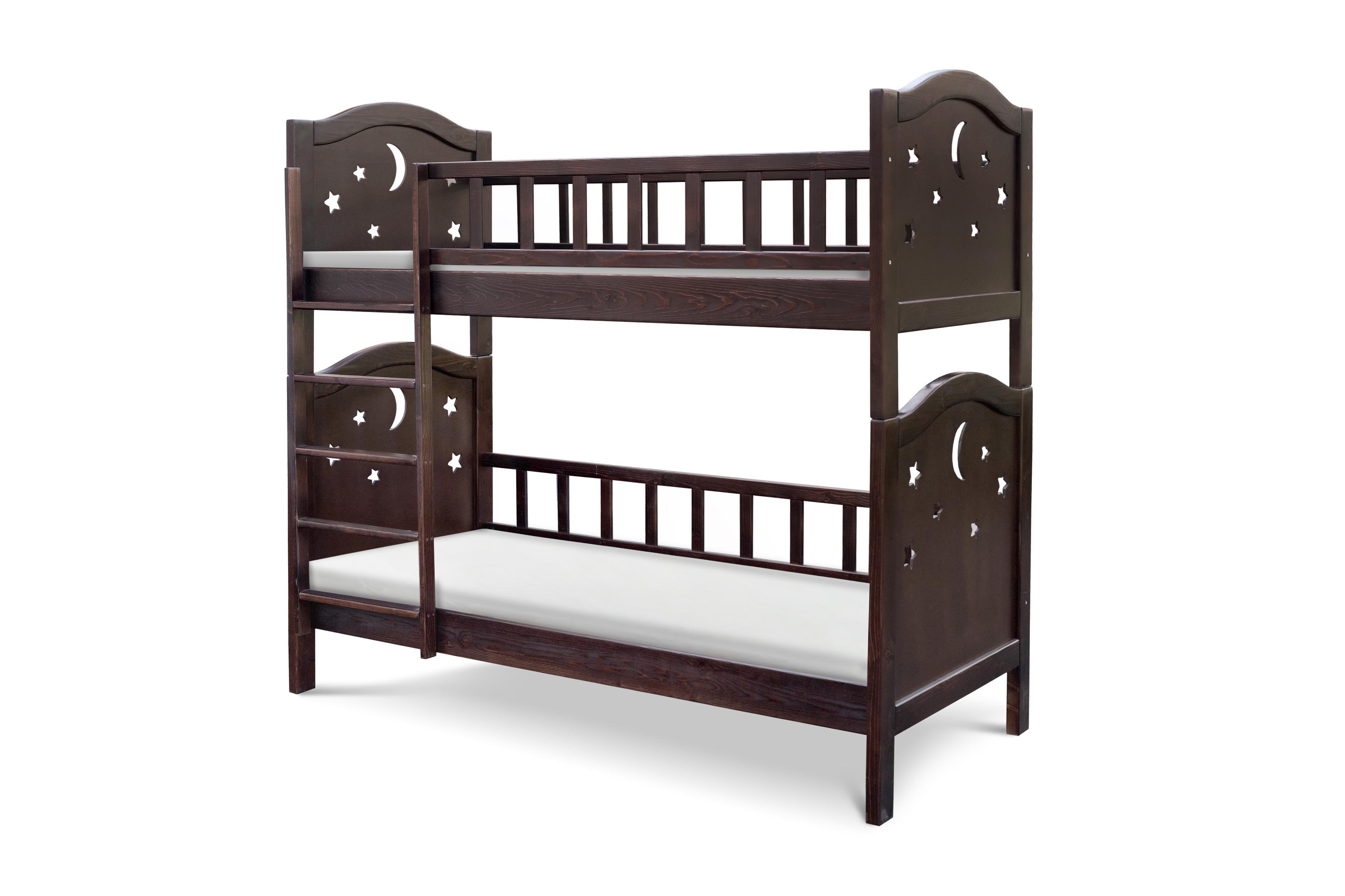 Кровать двухярусная Мікс Меблі Тоскана 800х1900 мм Орех (А0055195)