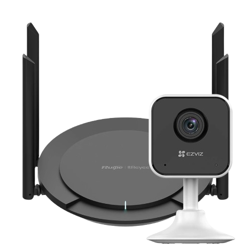 Камера відеоспостереження з мікрофоном та динаміками Ezviz CS-H1C 2.8 мм IP67/Reyee RG-EW300 PRO (3e1c09c5) Камера відеоспостереження з мікрофоном та динаміками Ezviz CS-H1C 2.8 мм IP67/Reyee RG-EW300 PRO (3e1c09c5)