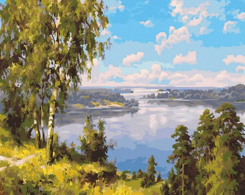 Картина по номерам Просторы 40x50 см (NIK-N298)