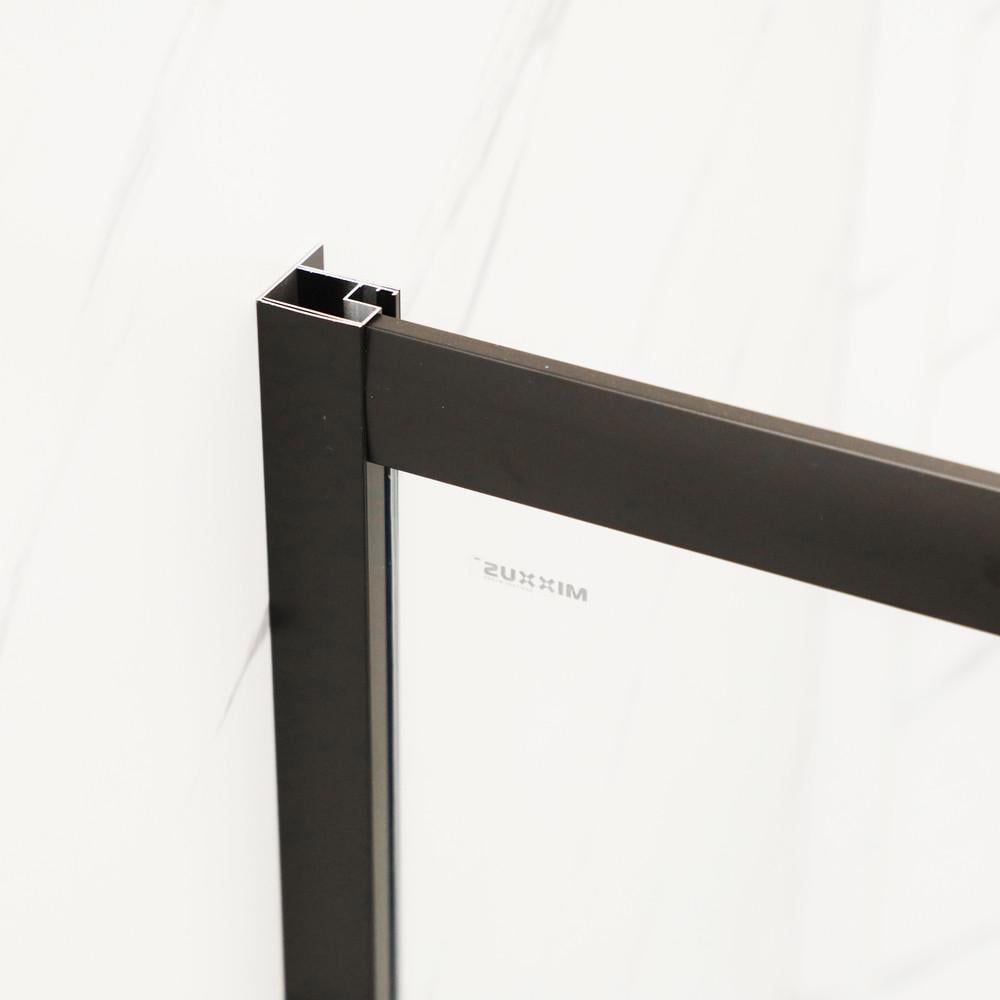 Дверь в нишу MIXXUS Premium DIVERSE SD01-120x185-TR прозрачное стекло 5 мм Black (MI6877) - фото 2 Дверь в нишу MIXXUS Premium DIVERSE SD01-120x185-TR прозрачное стекло 5 мм Black (MI6877) - фото 2