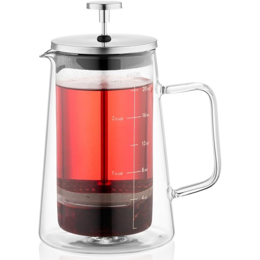 Френч-пресс Ardesto Black Mars AR1906DW с двойными стенками 600 мл (1808755772)