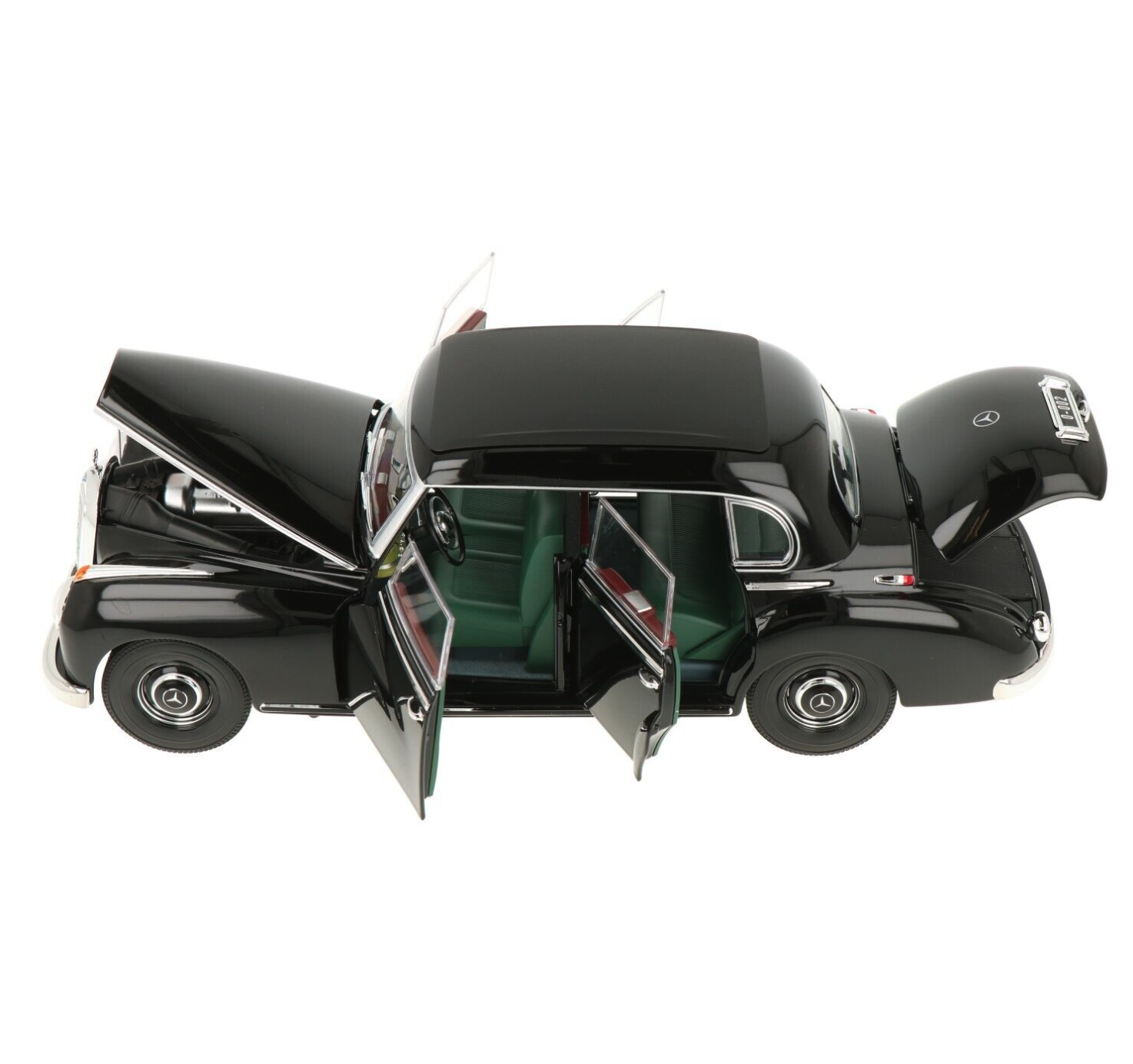 Модель автомобиля Norev 1:18 Mercedes-Benz 300 W186 1955 Konrad Adenauer Black (183707) - фото 3 Модель автомобиля Norev 1:18 Mercedes-Benz 300 W186 1955 Konrad Adenauer Black (183707) - фото 3