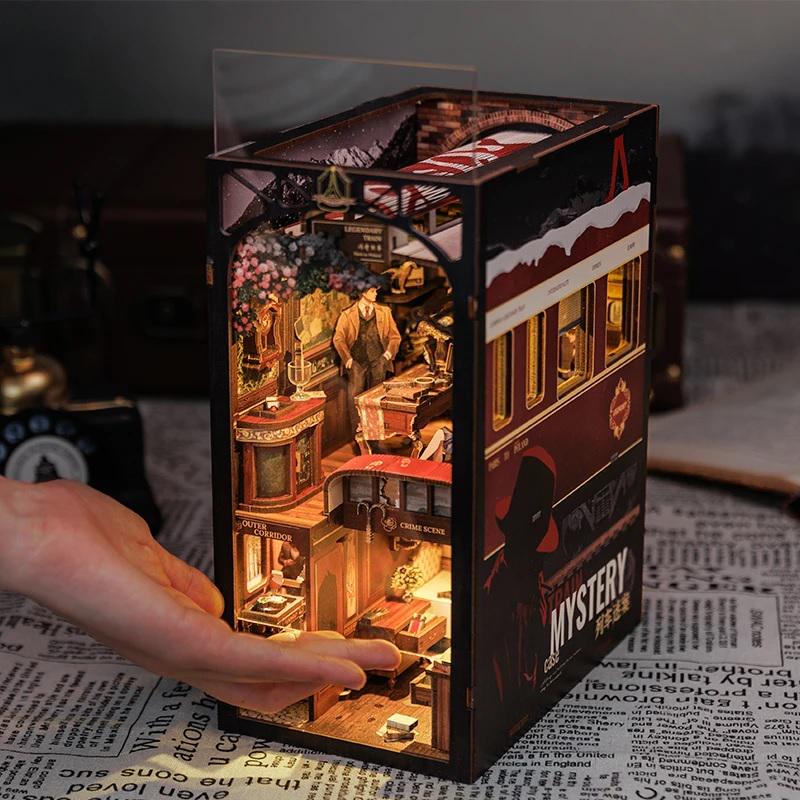 Румбокс DIY Train Mystery Case Book Nook интерьерный конструктор (BN01) - фото 5