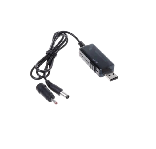 Кабель Kingda USB-A 2.0 KD-USB-DC9/12 0,8 м 18W Черный (610903)