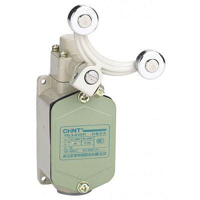 Вимикач кінцевий CHINT YBLX-K1/211 1NO+1NC із двома роликами 5A 220 V (441041)