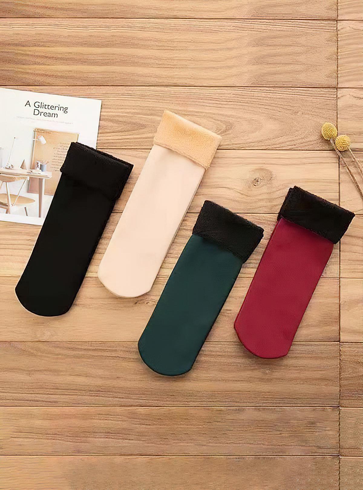 Термоноски женские OnePro с начесом 4 шт. р. 35-40 Разноцветный (61695) - фото 6 Термоноски женские OnePro с начесом 4 шт. р. 35-40 Разноцветный (61695) - фото 6