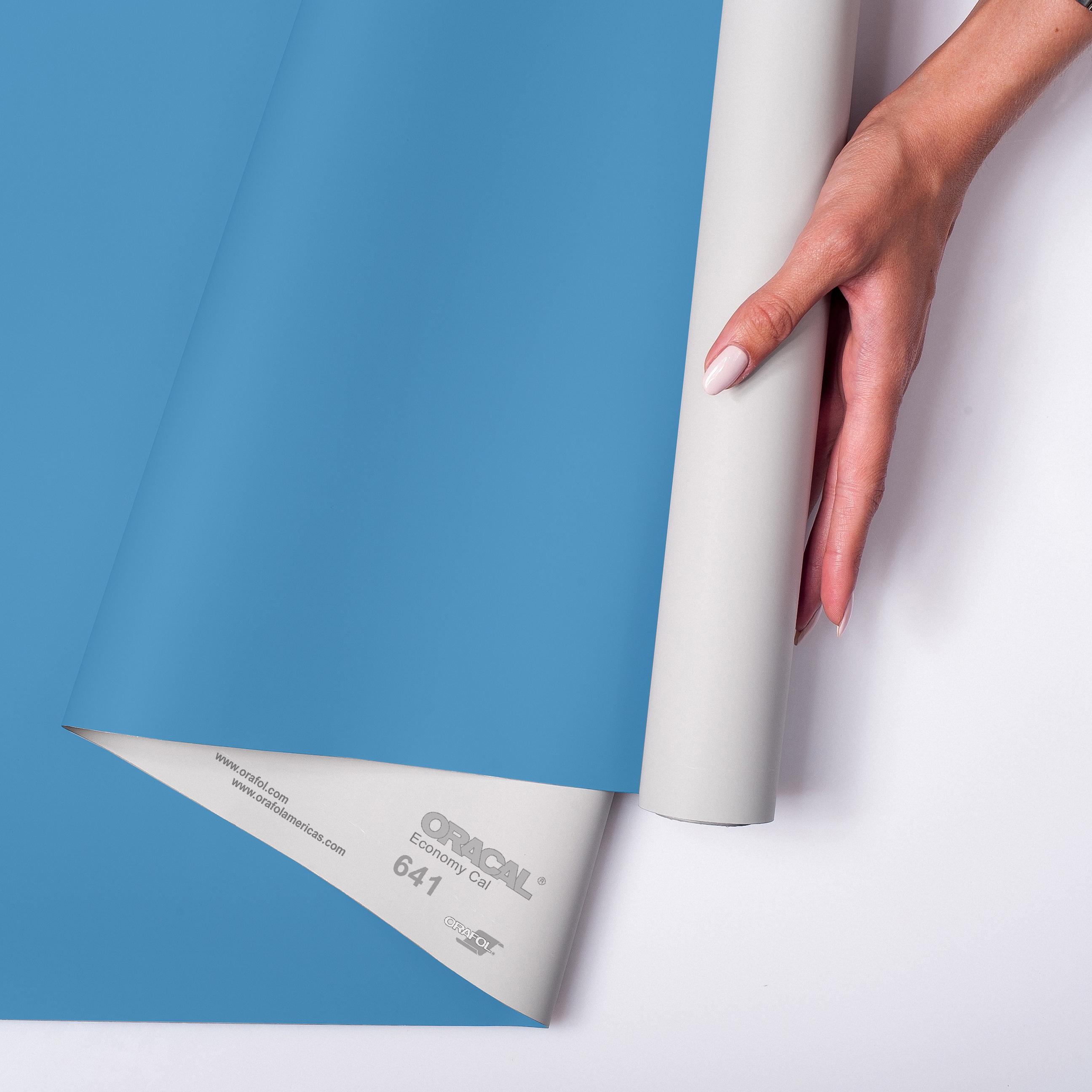 Самоклеющаяся пленка аппликационная ORAFOL 641 1x50 м мат 084 Небесно-голубой (00-00014342)
