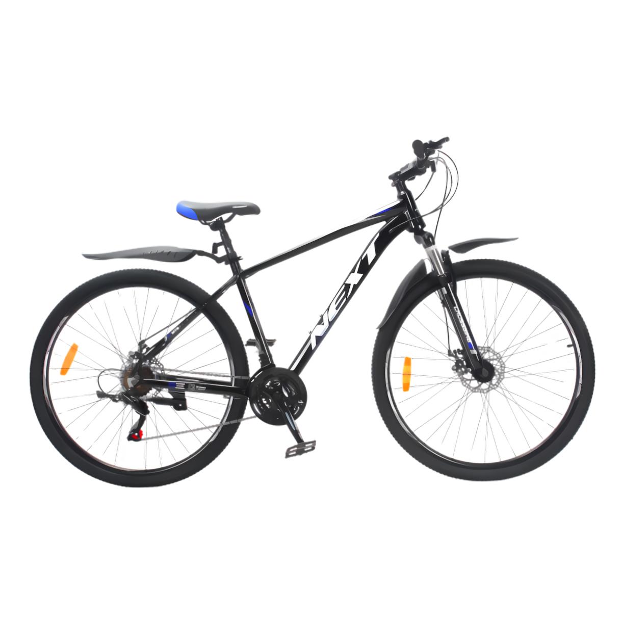 Велосипед Crossbike Next 2025 29" 18" Чорний/Синій (275)