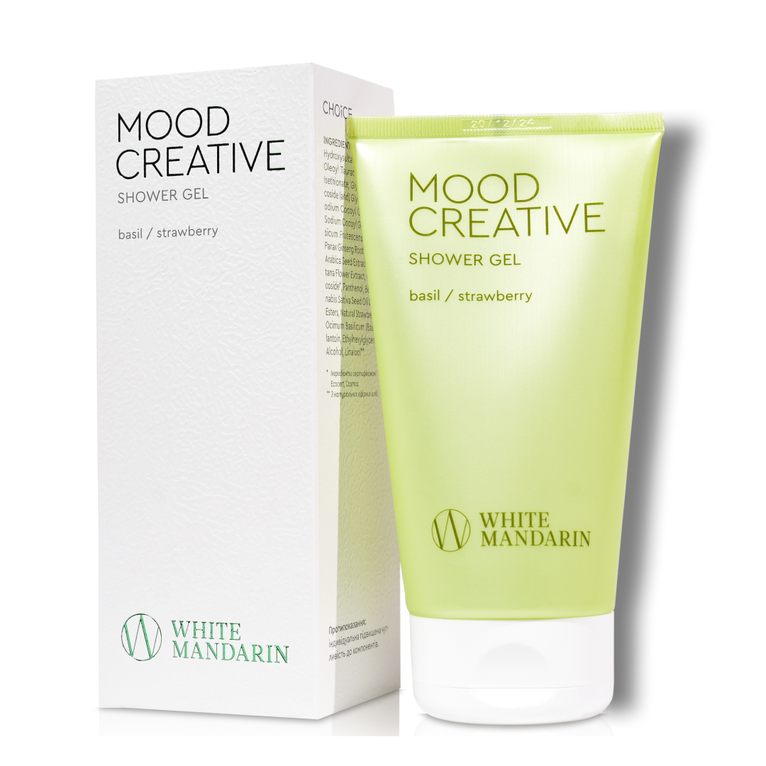 Гель для душа очищение/тонизирование/омоложение Mood Creative White Mandarin 150 мл (99101239101)
