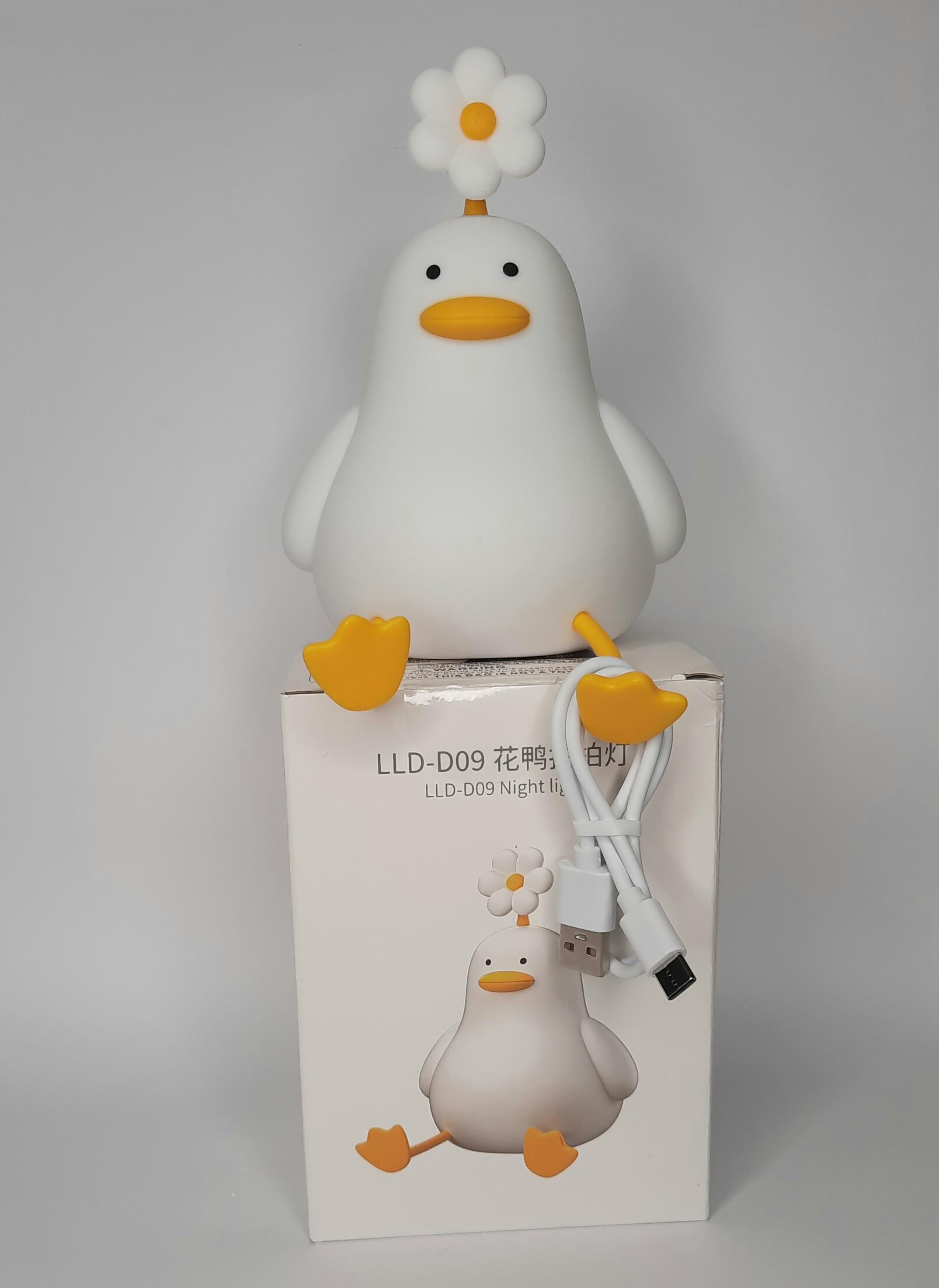 Нічник каченя з квіткою дитячий силіконовий led (kyl-8) - фото 11 Нічник каченя з квіткою дитячий силіконовий led (kyl-8) - фото 11