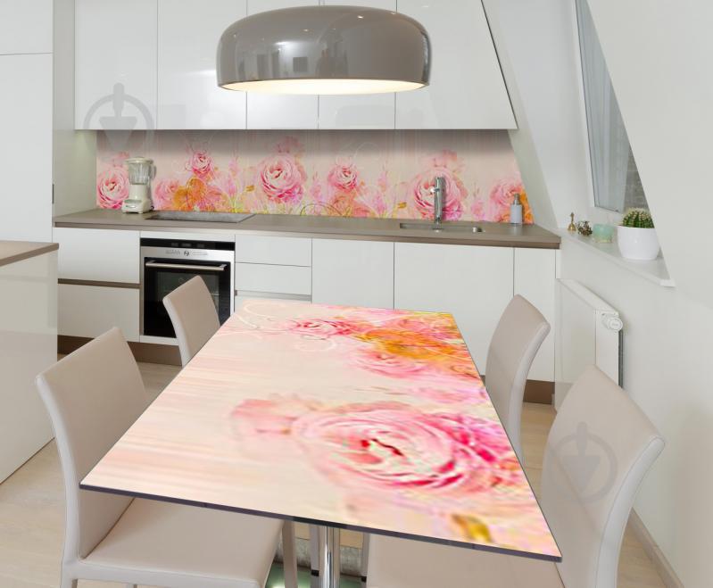 Наклейка 3Д виниловая на стол Zatarga «Пышное цветение» 600х1200 мм (Z182191st) Наклейка 3Д виниловая на стол Zatarga «Пышное цветение» 600х1200 мм (Z182191st)