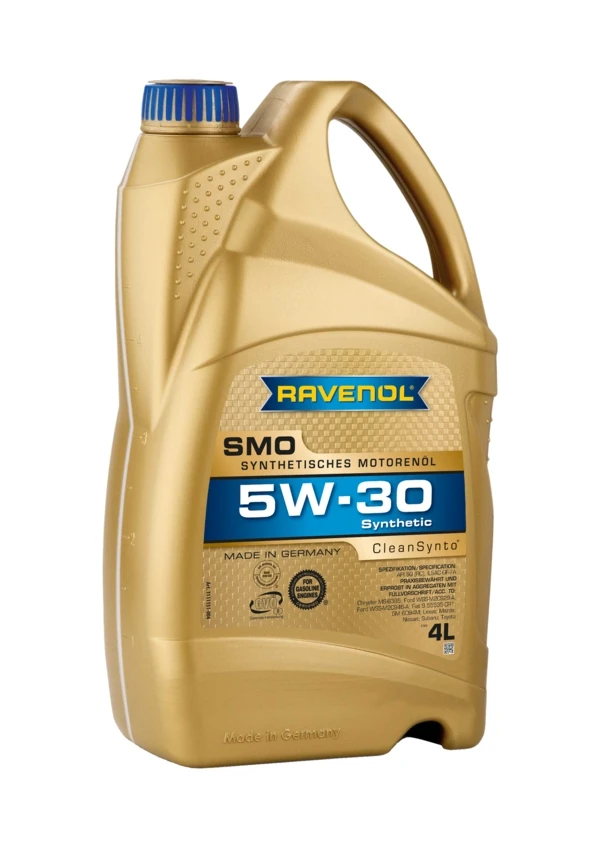 Моторное масло RAVENOL SMO 5W-30 синтетика 4 л (1111151-004)