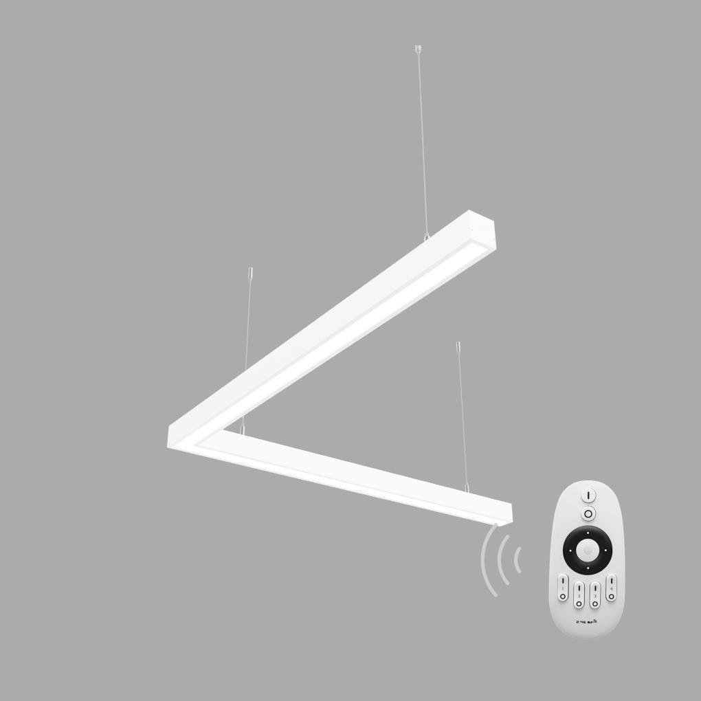 Светильник светодиодный управляемый X-LED угловой 80 Вт 800x800x43 мм Белый (LSNA-80dw) - фото 2 Светильник светодиодный управляемый X-LED угловой 80 Вт 800x800x43 мм Белый (LSNA-80dw) - фото 2