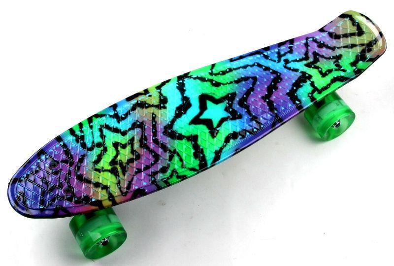 Пенниборд Star колеса с подсветкой (113389739)