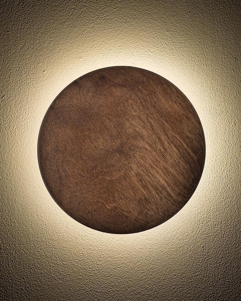 Світильник Nowodvorski 11290 Ring Timber Led M 1x10W 3000K 130Lm IP20 Brown (22344829) - фото 2