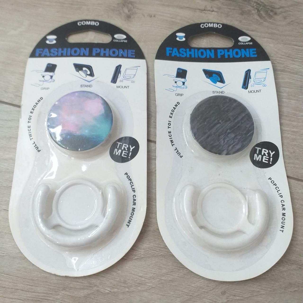 Попсокет держатель Fashion для 3D Combo 2 шт./1 уп. Белый (KG-10552) Попсокет держатель Fashion для 3D Combo 2 шт./1 уп. Белый (KG-10552)