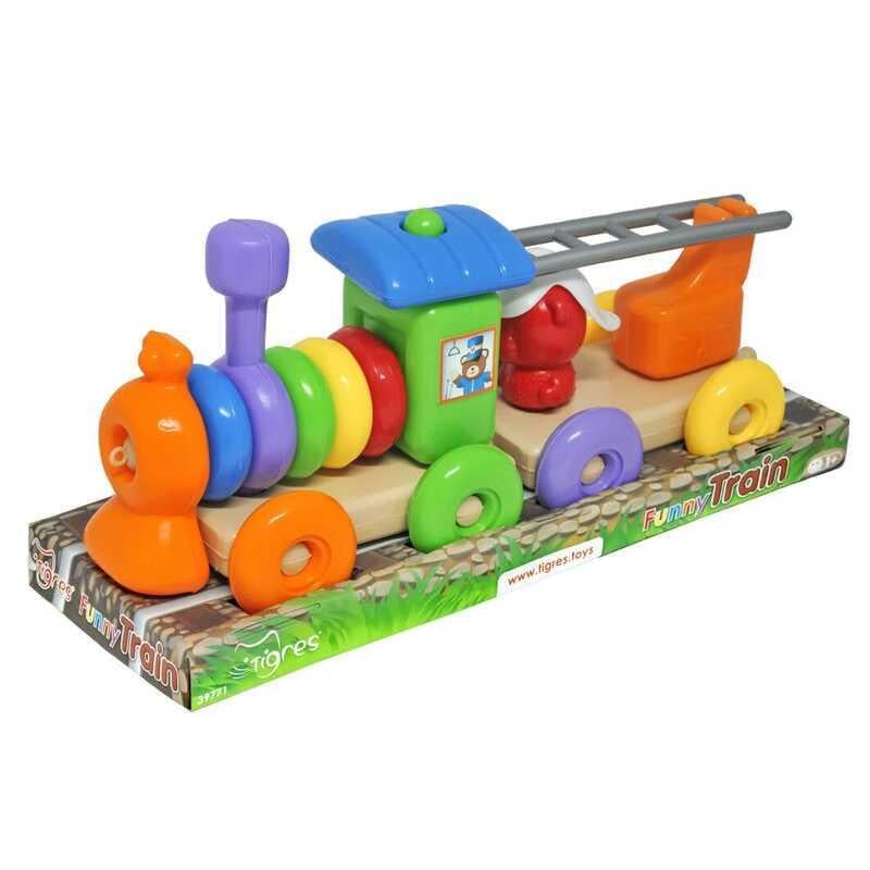 Развивающая игрушка Funny train Tigres 39771 23 элемента (102165)