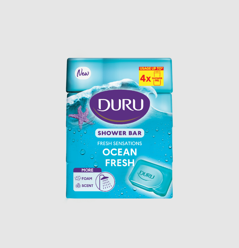 Мило для душу Duru Fresh Sensation Океанський бриз 600 г (8690506494605)