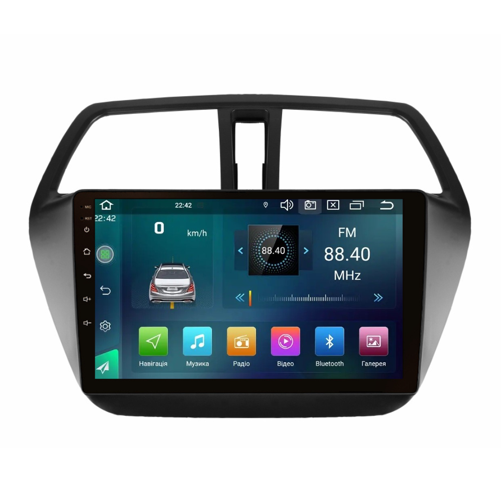 Магнітола штатна CYCLONE C9 CPL GSM Carplay 2/32 GB 4G для Suzuki SX4 2013-2021 р. (AR-81604)
