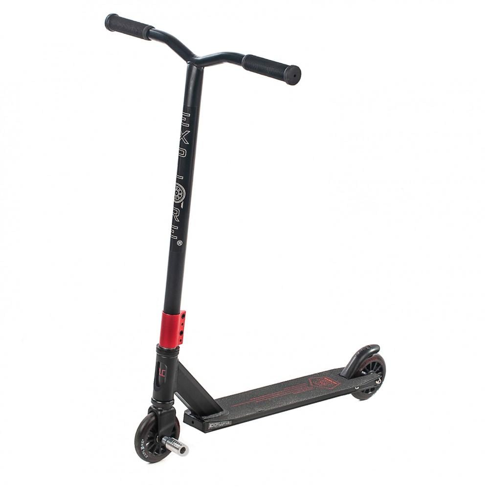 Самокат трюковый Explore Fluber HIC с пегой Черно-красный
