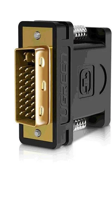 Переходник UGREEN DVI 24+5-VGA 1080P 60Hz Black (UGR-20122)