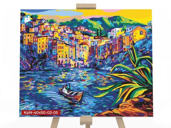 Картина по номерам Danko Toys №5 Город у реки 40х50 см серия 2 (KpN-40x50-02-05) Картина по номерам Danko Toys №5 Город у реки 40х50 см серия 2 (KpN-40x50-02-05)